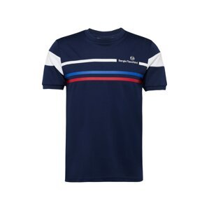 Sergio Tacchini Funkčné tričko 'PLUG'  námornícka modrá / kráľovská modrá / červená / biela