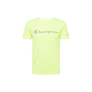 Champion Authentic Athletic Apparel Funkčné tričko  limetková / tmavosivá