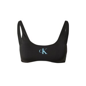Calvin Klein Swimwear Bikinový top  vodová / čierna