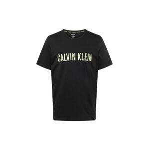 Calvin Klein Underwear Tričko  pastelovo žltá / čierna