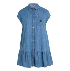 Tommy Jeans Curve Košeľové šaty  námornícka modrá / modrá denim / červená / biela