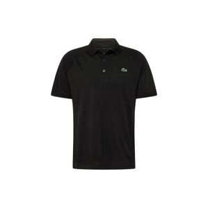 Lacoste Sport Funkčné tričko  trávovo zelená / jasne červená / čierna / biela