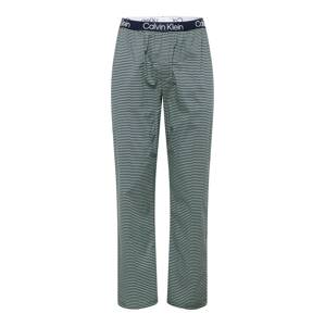 Calvin Klein Underwear Pyžamové nohavice  námornícka modrá / petrolejová / pastelovo zelená / biela