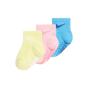 Nike Sportswear Ponožky  svetlomodrá / pastelovo žltá / ružová / biela