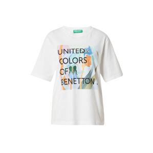 UNITED COLORS OF BENETTON Tričko  zmiešané farby / čierna / biela