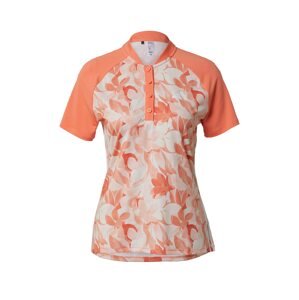 ADIDAS GOLF Funkčné tričko  koralová / pastelovo oranžová / biela