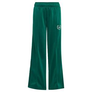 ADIDAS ORIGINALS Športové nohavice  zelená / biela