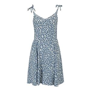 Gap Petite Letné šaty 'CAMI'  modrosivá / biela