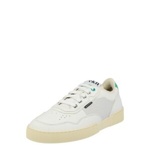 EKN Footwear Nízke tenisky 'DAISY'  smaragdová / čierna / prírodná biela