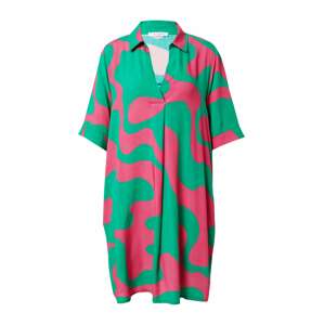 Key Largo Košeľové šaty  zelená / ružová