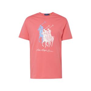 Polo Ralph Lauren Tričko  svetlomodrá / ružová / pastelovo červená / biela