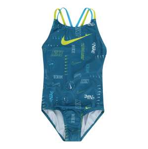 Nike Swim Športové plavky  modrá / trstinová / biela