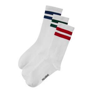 Pull&Bear Ponožky  námornícka modrá / zelená / červená / biela