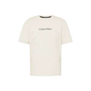 Calvin Klein Tričko  sivobéžová / čierna