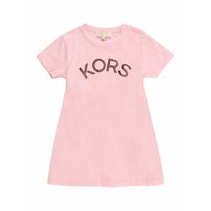 Michael Kors Kids Šaty  ružová / rosé / čierna / biela