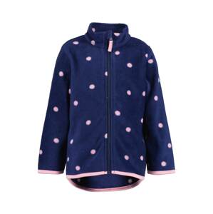 BLUE SEVEN Flisová bunda  ultramarínová / ružová