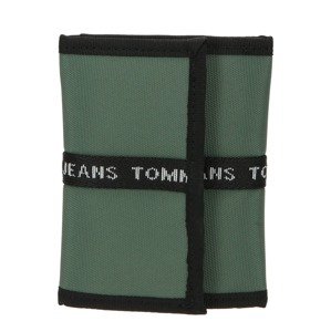 Tommy Jeans Peňaženka  smaragdová / čierna / biela