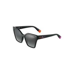 FURLA Slnečné okuliare 'SFU686'  svetlomodrá / fialová / oranžová / čierna