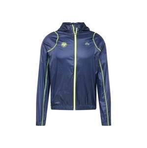 Lacoste Sport Športová bunda  námornícka modrá / limetová