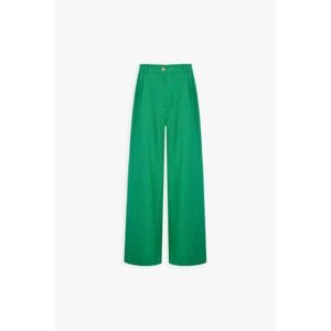 Aligne Plisované nohavice 'Hainault '  zelená