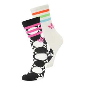 ADIDAS ORIGINALS Ponožky 'Pride Rm Crew '  zmiešané farby / ružová / čierna / biela