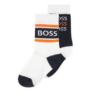 BOSS Kidswear Ponožky  oranžová / čierna / biela