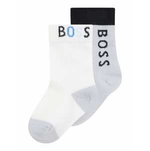 BOSS Kidswear Ponožky 'SOCKS(*2)'  modrosivá / svetlomodrá / čierna / biela