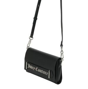 Juicy Couture Taška cez rameno 'Jasmine'  čierna / strieborná