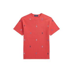 Polo Ralph Lauren Tričko  azúrová / svetlomodrá / tmavomodrá / svetločervená