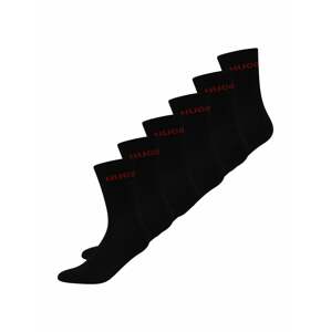 HUGO Red Ponožky  karmínovo červená / čierna