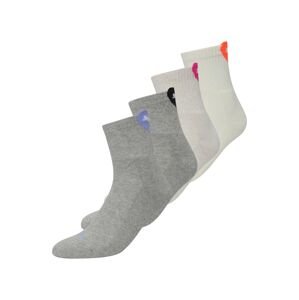 PUMA Ponožky  béžová / nebielená / sivá melírovaná / fialová
