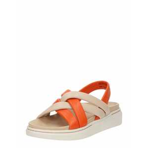 GERRY WEBER Remienkové sandále 'Aversa 05'  svetlobéžová / oranžová