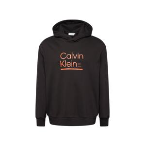 Calvin Klein Big & Tall Mikina  červená / čierna