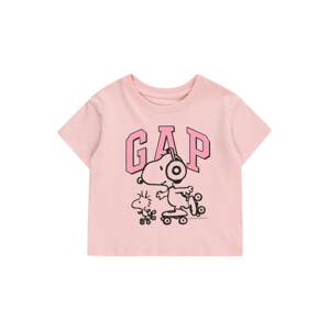 GAP Tričko  ružová / svetloružová / čierna