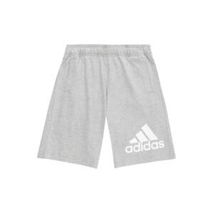 ADIDAS SPORTSWEAR Športové nohavice 'Essentials Big Logo '  sivá / biela