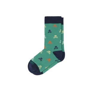 Scalpers Ponožky  námornícka modrá / svetložltá / zelená / oranžová