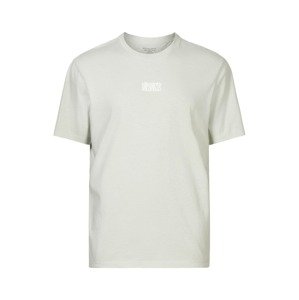 AllSaints Tričko 'REFRACT'  svetlosivá / biela