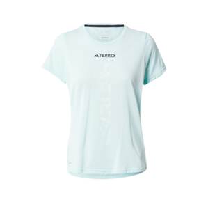 ADIDAS TERREX Funkčné tričko 'Agravic'  tyrkysová / čierna / biela