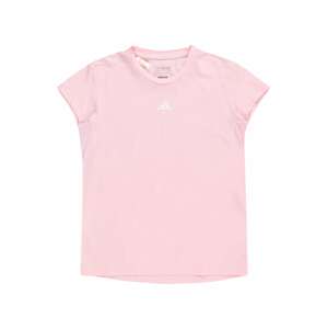 ADIDAS SPORTSWEAR Funkčné tričko 'Aeroready 3-Stripes'  pastelovo ružová / čierna / biela