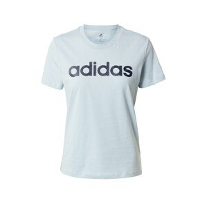 ADIDAS SPORTSWEAR Funkčné tričko 'Essentials  Logo'  svetlomodrá / čierna