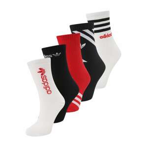 ADIDAS ORIGINALS Ponožky 'Graphic Crew '  ohnivo červená / čierna / biela