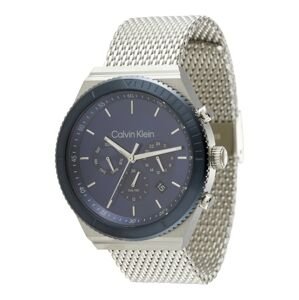 Calvin Klein Analógové hodinky  modrá / strieborná
