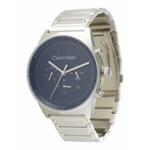Calvin Klein Analógové hodinky 'TIMELESS'  námornícka modrá / strieborná