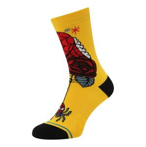 Stance Ponožky 'SPIDEY'  žltá / červená / čierna / biela