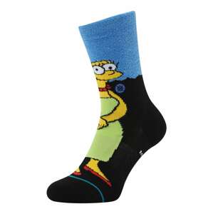 Stance Ponožky 'MARGE'  modrá / žltá / svetlozelená / čierna