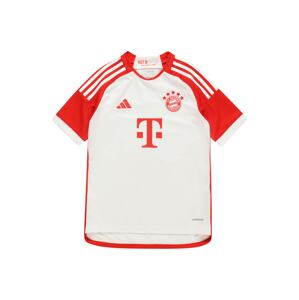 ADIDAS PERFORMANCE Funkčné tričko 'Fc Bayern 23/24 Home'  oranžovo červená / biela