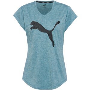 PUMA Funkčné tričko 'Favorite Heather Cat'  dymovo modrá / čierna