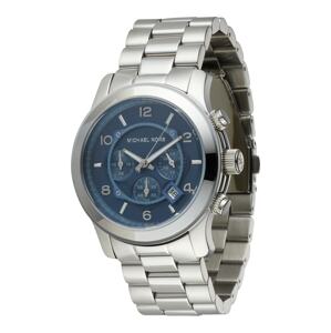 Michael Kors Analógové hodinky 'RUNWAY'  námornícka modrá / strieborná