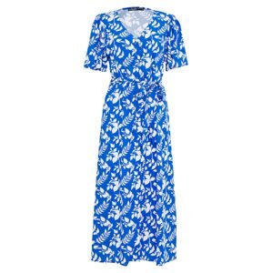 Threadbare Košeľové šaty 'Fruit'  modrá / biela