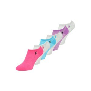 Polo Ralph Lauren Ponožky 'DIAMOND'  svetlomodrá / svetlosivá / svetlofialová / svetloružová